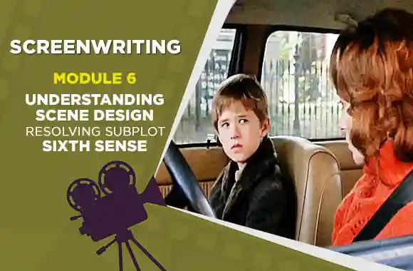 Module 6 - UNDERSTANDING SCENE DESIGN - RESOLVING SUBPLOT - SIXTH SENSE