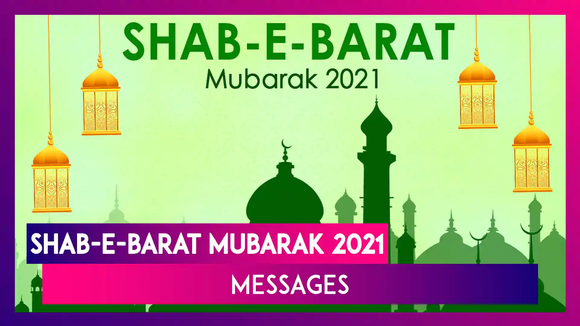 Shab E Barat Mubarak In Urdu