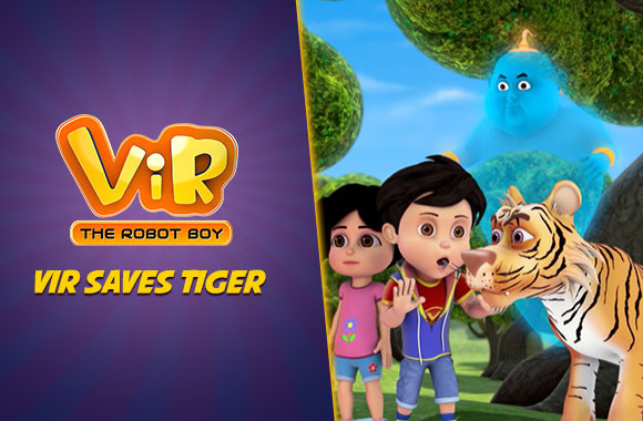 Watch Vir - The Robot Boy Online | Vir Saves Tiger | EPIC ON